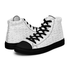 High-Top Leinenschuhe für Damen