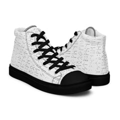 High-Top Leinenschuhe für Damen