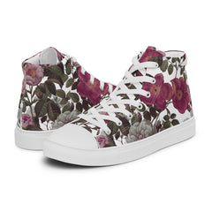 Helle Blumen Leinenschuhe