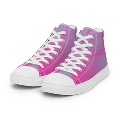 High-Top Leinenschuhe für Damen