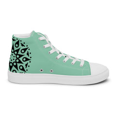 Mandala High-Top Leinenschuhe