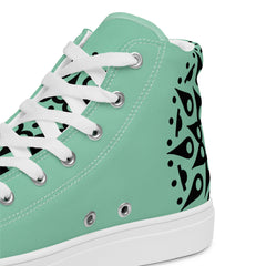 Mandala High-Top Leinenschuhe