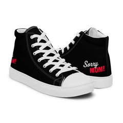 Black Line - High-Top Leinenschuhe