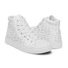 High-Top Leinenschuhe für Damen