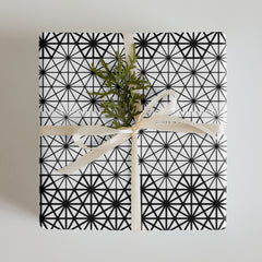 3er Set- Geometrisches- Geschenkpapier Bogen