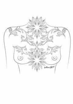 Chest Tattoos (mehrere)- Talisman auf der Haut